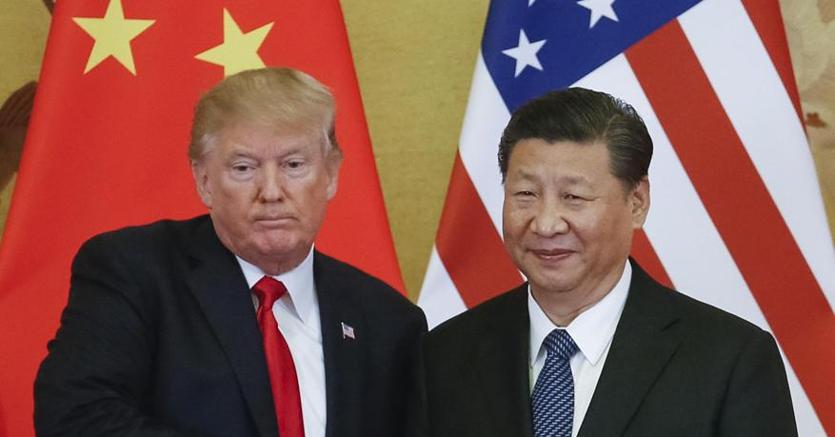 Il presidente Usa Donald Trump e il presidente cinese Xi Jinping 